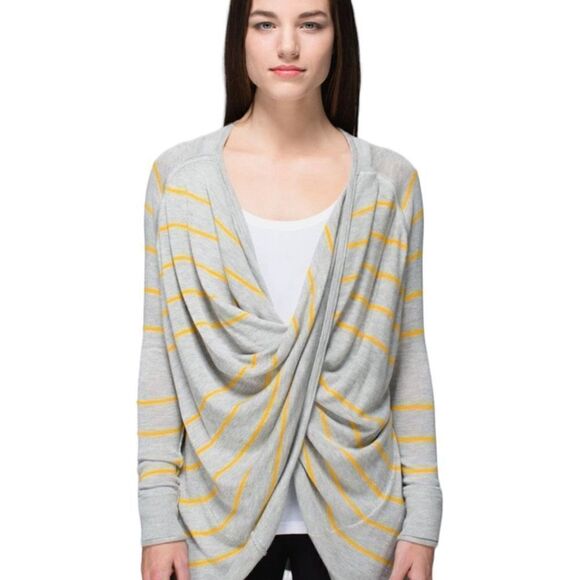 Lululemon Twist and Wrap Sweater ￼ - Picture 2 of 11